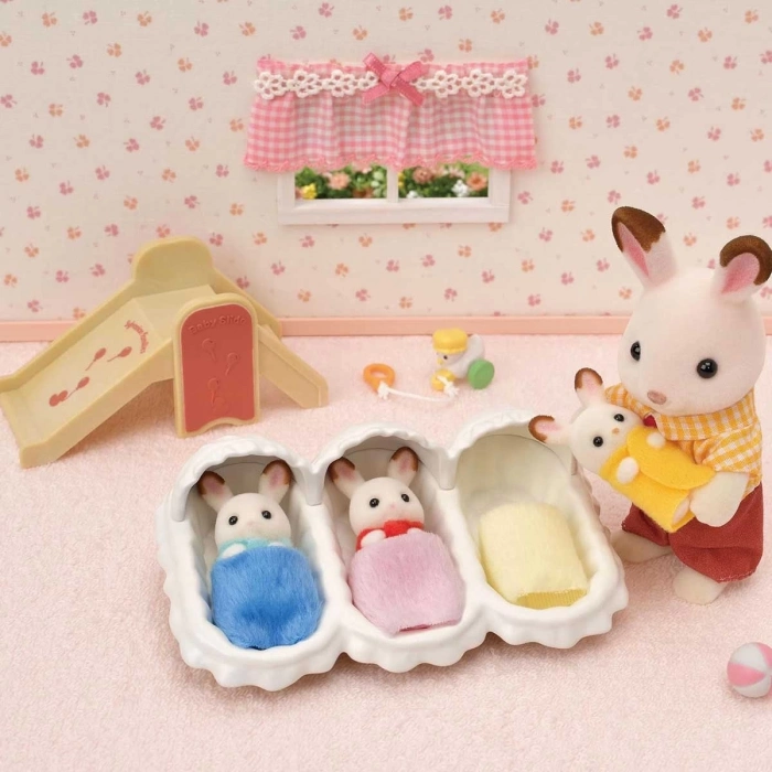 ÇOK SATAN Sylvanian Families Üçüzler Bakım Seti Renkli 5532