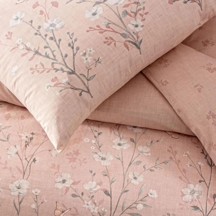 ÇOK SATAN Taç Çift Kişilik Ranforce Nevresim Takımı Fiona Gülkurusu