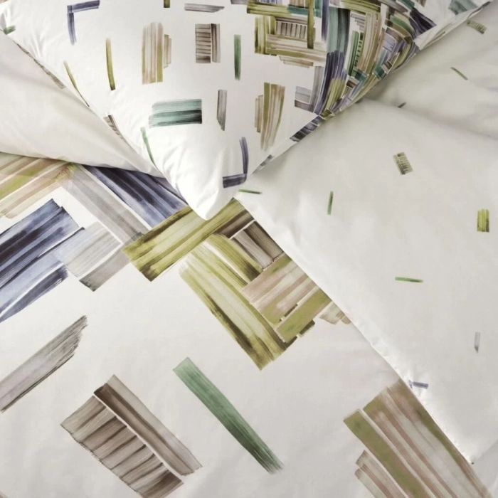 ÇOK SATAN Taç Çift Kişilik Ranforce Nevresim Takımı Rafael Yeşil