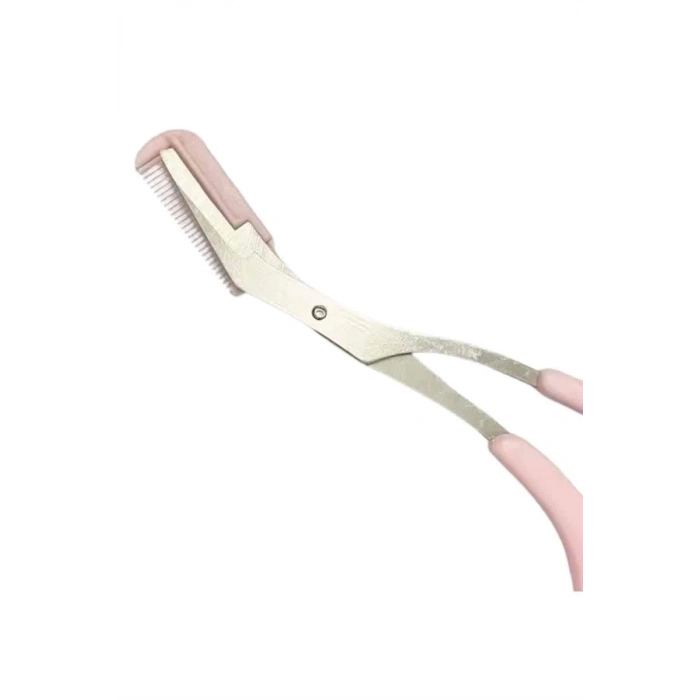 ÇOK SATAN Taraklı Kaş Bıyık Makası Ve Kaş Ustura Seti Kaş Bıyık Tüy Alma Epilasyon Aleti 2li Set