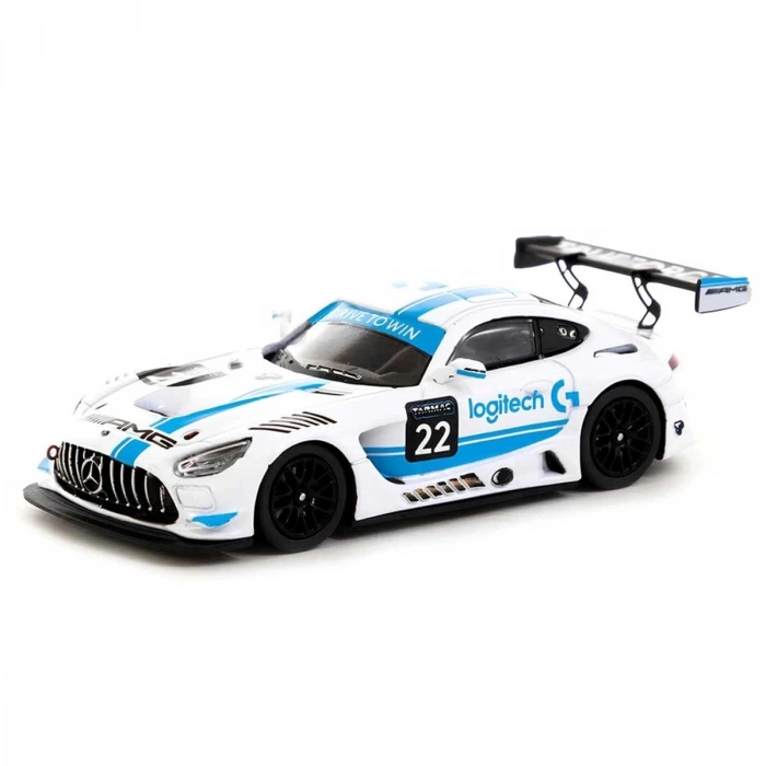 ÇOK SATAN Tarmac Works 1:64 X Logitech Mercedes AMG GT3 Logitech G Race with Plastic Truck Packaging