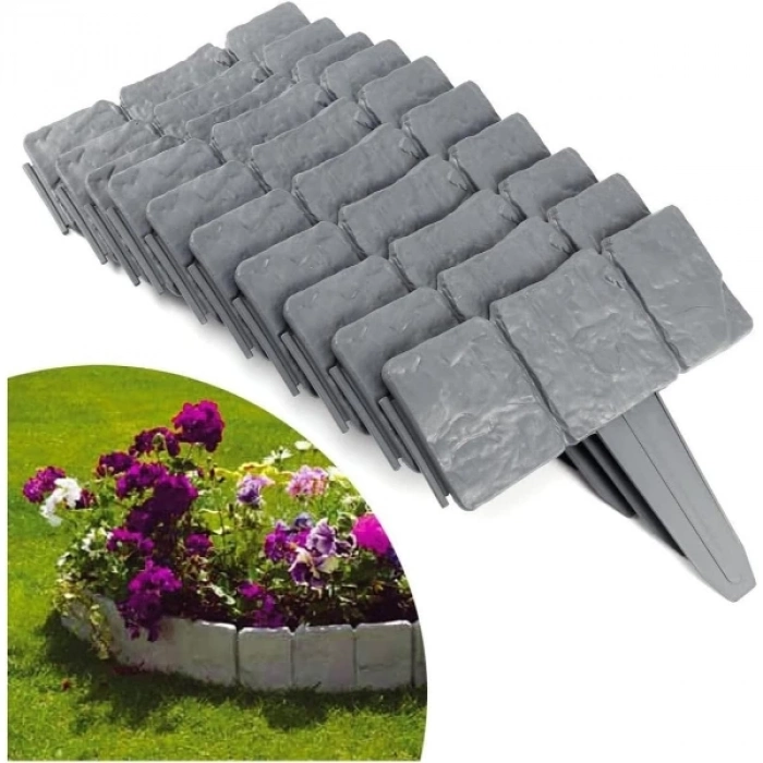 ÇOK SATAN Taş Görünümlü Bahçe Çiti