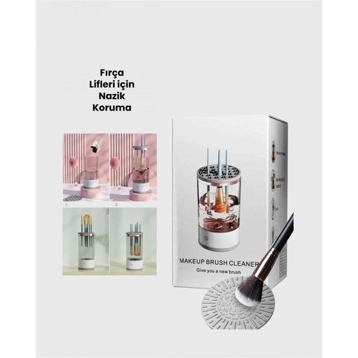 ÇOK SATAN Taşınabilir, Sessiz ve Güçlü Makyaj Fırçası Temizleme Makinesi