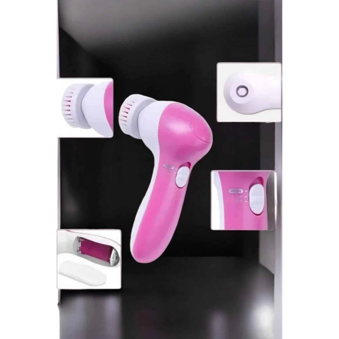ÇOK SATAN Taşınabilir Yüz Temizleme Cihazı Masaj, Peeling, Temizlik 5 Başlıklı