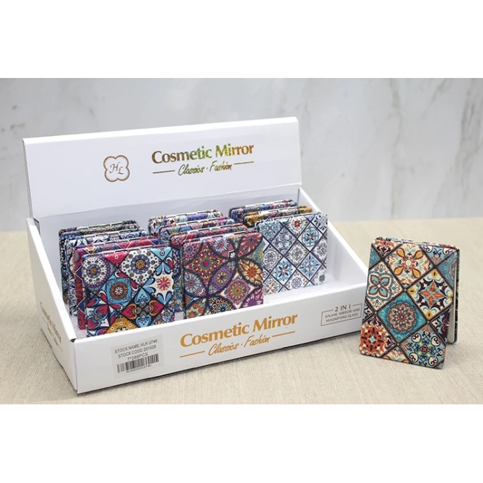 ÇOK SATAN Taşlı El Aynası Dikdörtgen İnce Model 6