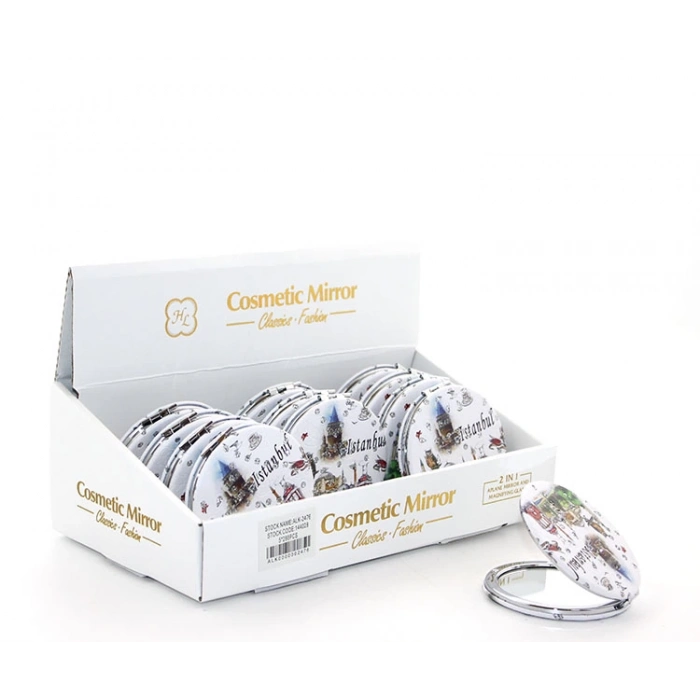 ÇOK SATAN Taşlı İstanbul Tasarımı El Aynası İnce Model 20