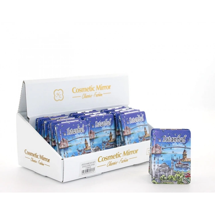 ÇOK SATAN Taşlı İstanbul Tasarımı El Aynası İnce Model 25