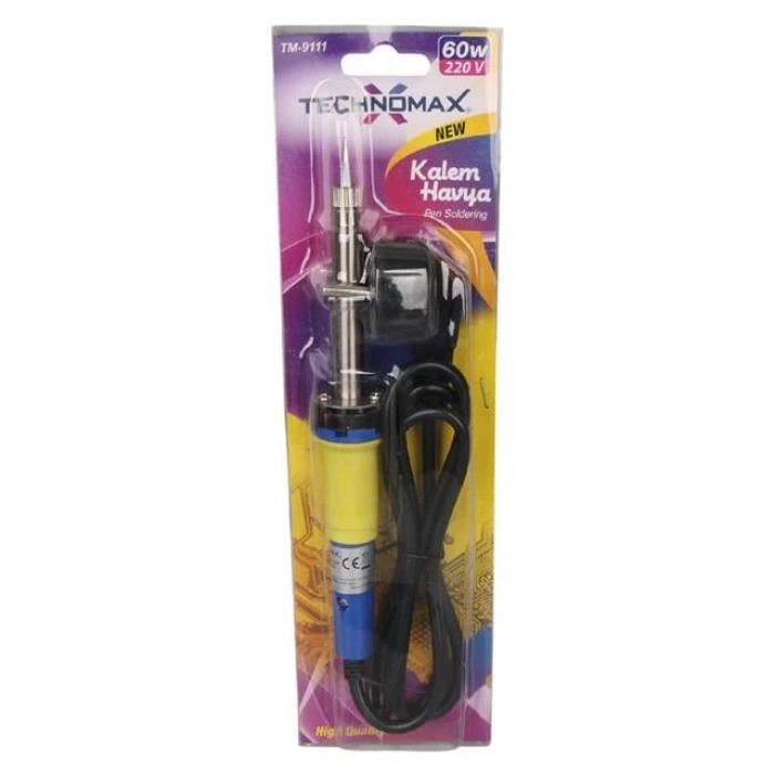 ÇOK SATAN Technomax Tm-9111 60 Watt Kalem Havya Lehim Makinesi Ac220v 120cm Kablolu