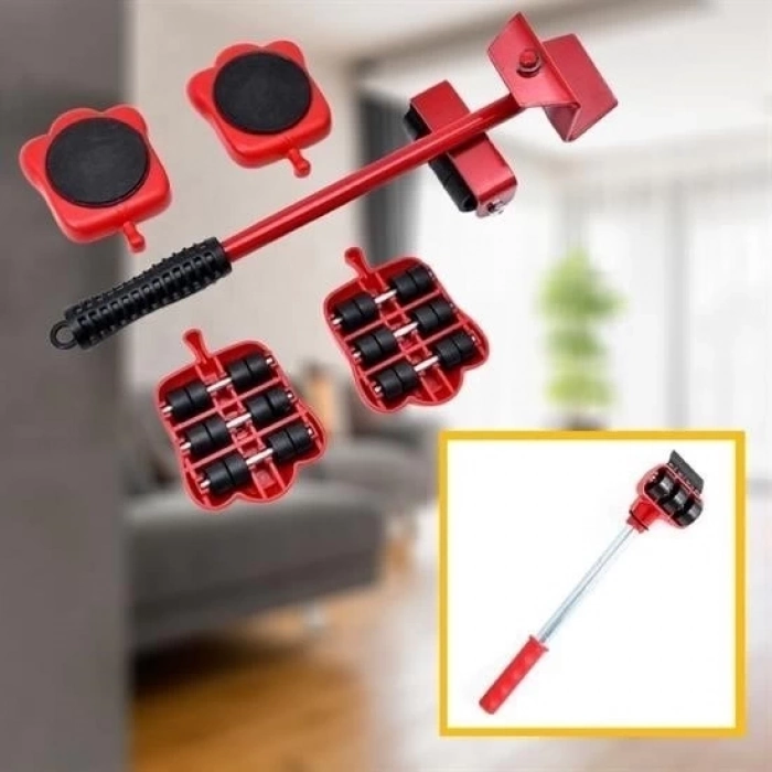 ÇOK SATAN Tekerlekli Basit Pratik Ağır Beyaz Eşya Mobilya Taşıma Kaydırma Aleti Aparatı Seti