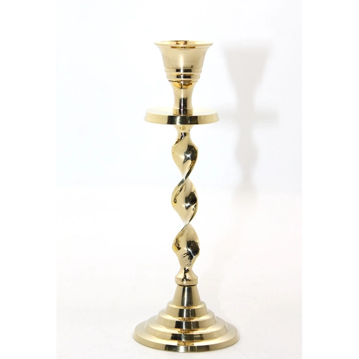 ÇOK SATAN Tekli Pirinç Şamdan Model 2