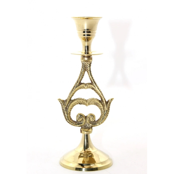 ÇOK SATAN Tekli Pirinç Şamdan Model 6