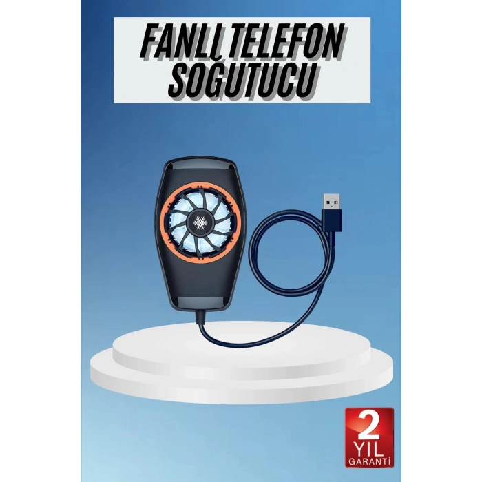 ÇOK SATAN Telefon Soğutucu Fan Güçlü Motor Radyatör Cep Telefon Soğutma