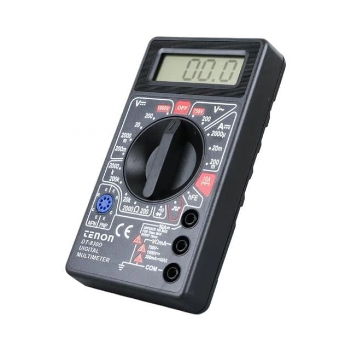 ÇOK SATAN Tenon Dt-830d Siyah Dc/ac Voltaj Akım Ölçer Dijital Multimetre Ölçü Aleti