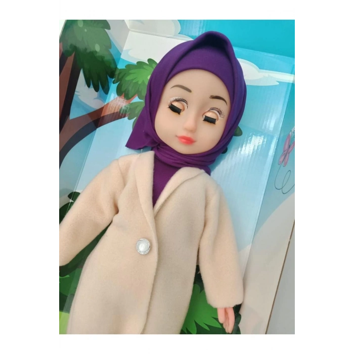 ÇOK SATAN Tesettürlü Meryem Bebek Sesli Dua ve İlahi Söyleyen İnteraktif Maneviyat Geliştirici Oyuncak Bebek