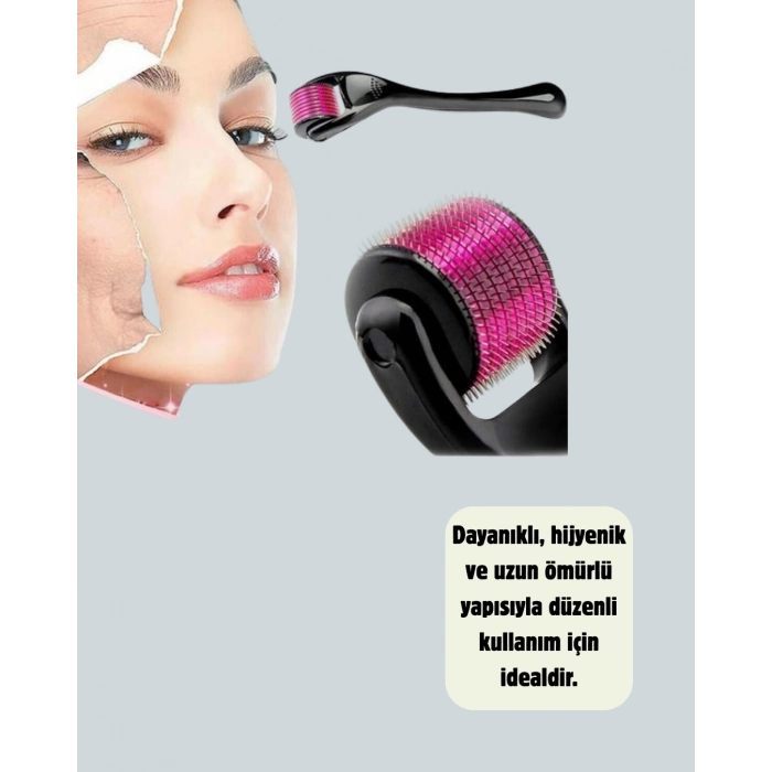 ÇOK SATAN Titanyum Mikro İğneli Dermaroller 1 mm Kırışıklık ve Leke Karşıtı