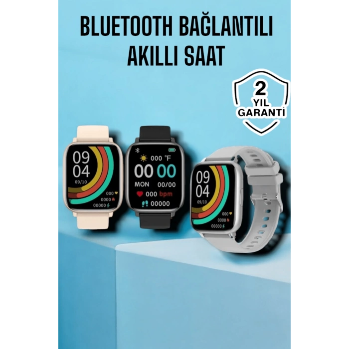 ÇOK SATAN Titreşimli, Sağlık Takipli, Yeni Nesil Akıllı Saat  400mAh Batarya Kapasiteli