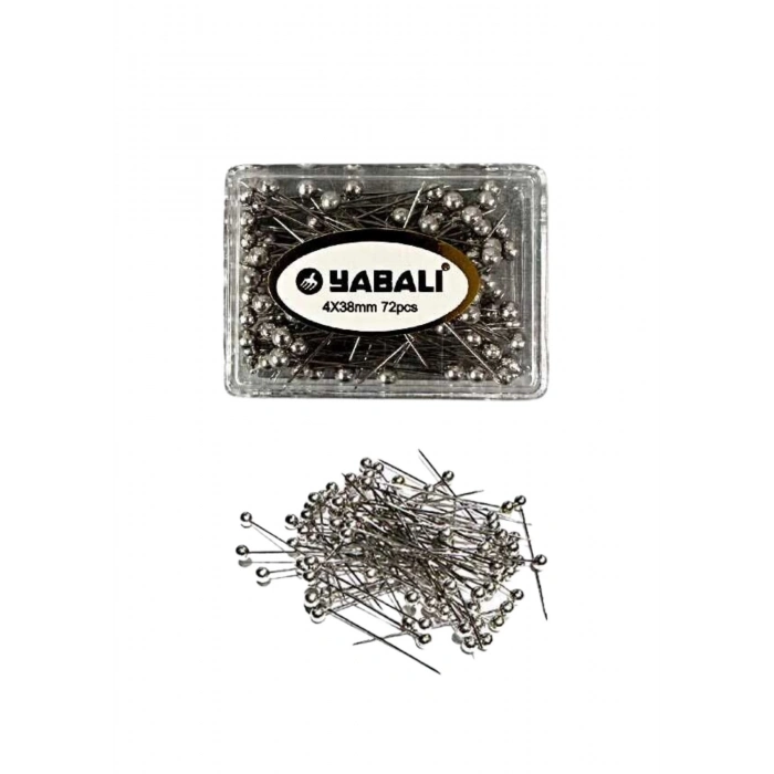 ÇOK SATAN Toplu İğne Gümüş 72li 4x38 mm