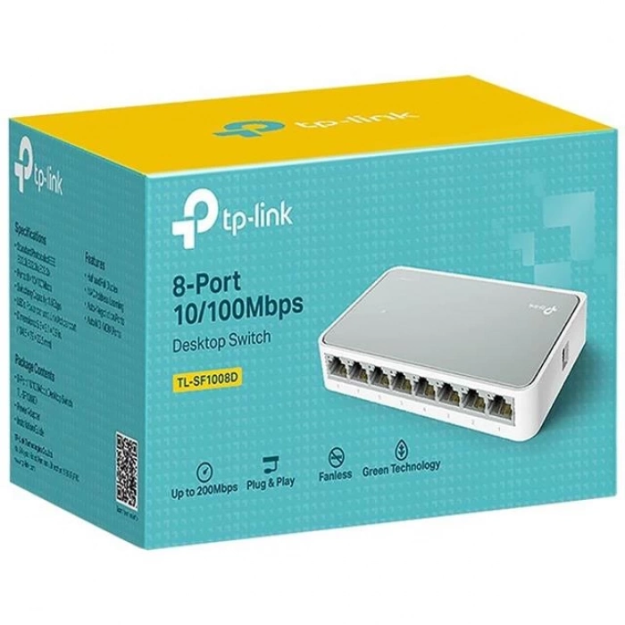 ÇOK SATAN Tp-link Tl-sf1008d 8-portlu 10/100mbps Masaüstü Switch