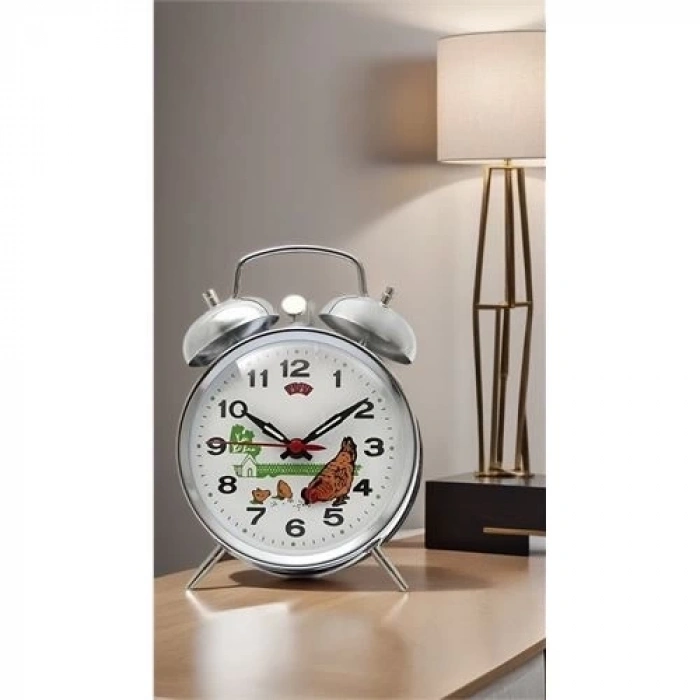 ÇOK SATAN TransForMacion Masa Saati Metal Tavuk ve Civcivler