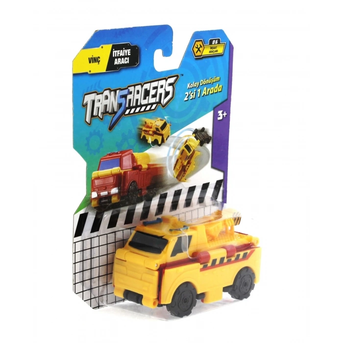ÇOK SATAN Transracers Dönüşen Araçlar Vinç / İtfaiye Aacı