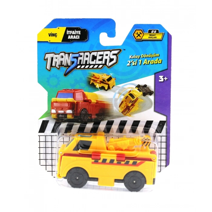 ÇOK SATAN Transracers Dönüşen Araçlar Vinç / İtfaiye Aacı