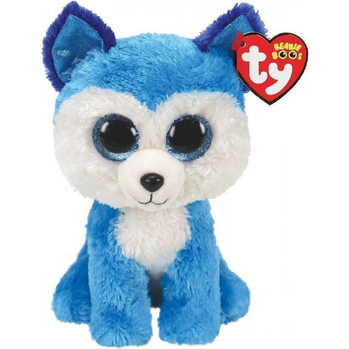 ÇOK SATAN Ty Beanie Babies Mavi Husky Peluş Köpek Prince 15 cm