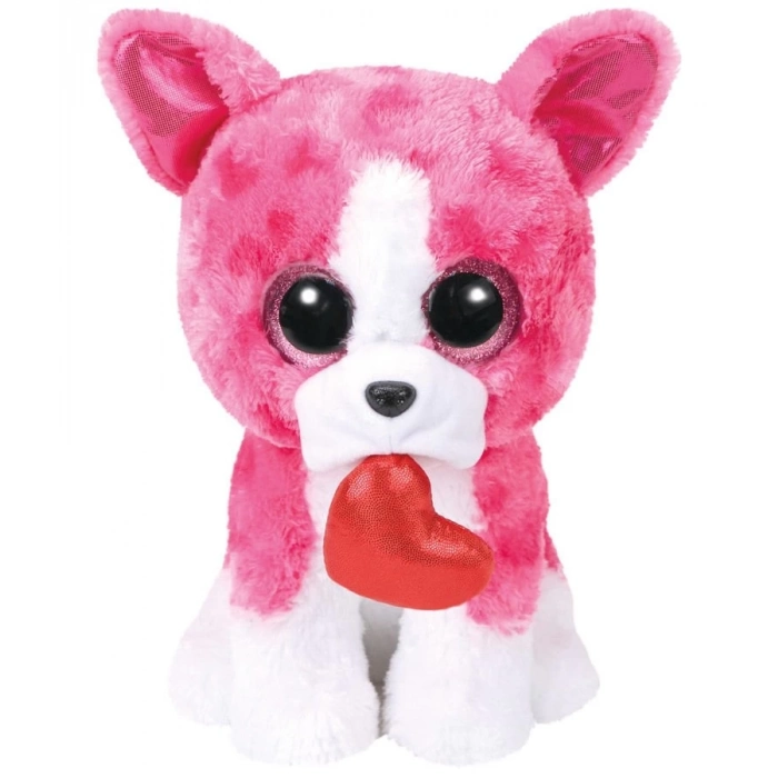 ÇOK SATAN Ty Beanie Boo´s Pembe Köpek Romeo Peluş 25 Cm