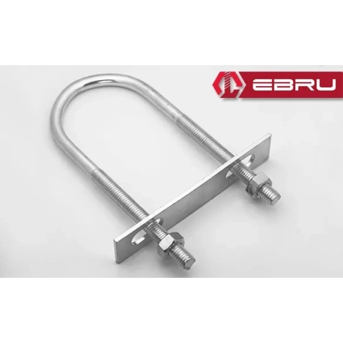 ÇOK SATAN U Civata, Karşılık Demiri + Somunlu - M8x50 - 2 Set