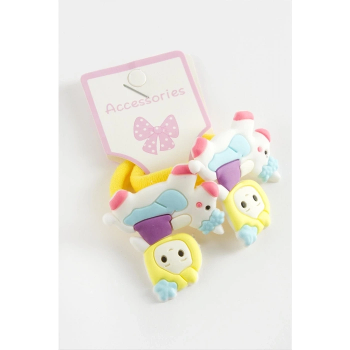 ÇOK SATAN Unicron Kız Çocuk Lastikli Toka 2 Adet