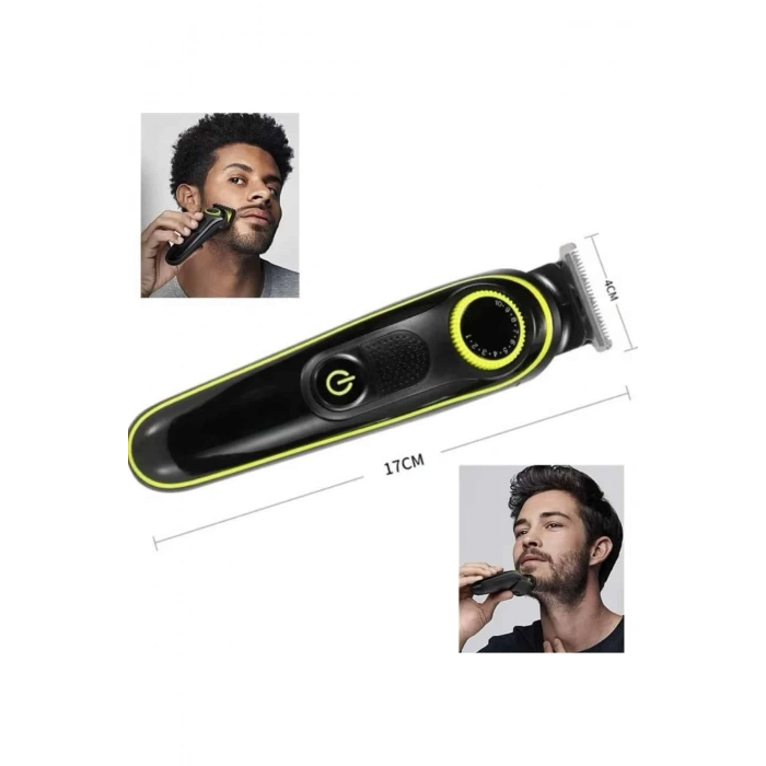 ÇOK SATAN Unısex Çok Fonksiyonlu Bakım Seti Led Göstergeli Tıraş Makinesi Saç Sakal Vücut