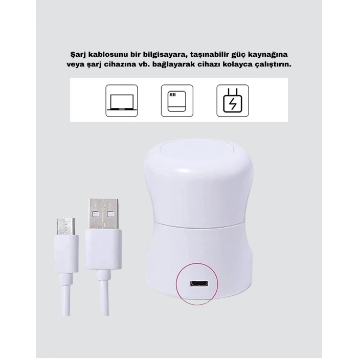 ÇOK SATAN USB Bağlantılı Tırnak Kurutucu – Bilgisayar ve Powerbank ile Uyumlu