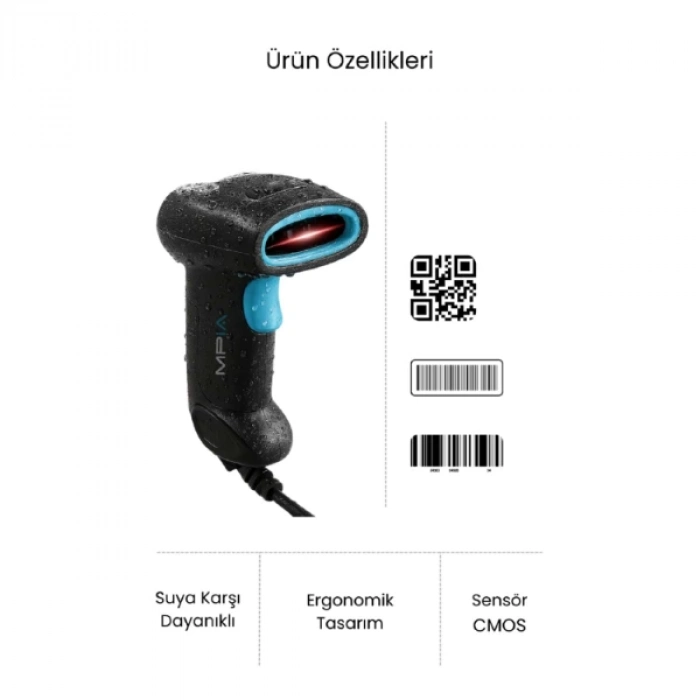ÇOK SATAN Usb Kablolu 1d/2d Barkod & Karekod Okuyucu
