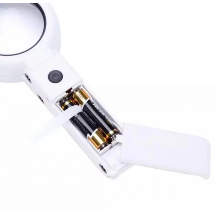 ÇOK SATAN Usb Şarj Edilebilir Katlanabilir 3.510x Büyüteç 8 Ledli Masa Ve Eliçin  Taşınabilir Büyüteç Fs90rc