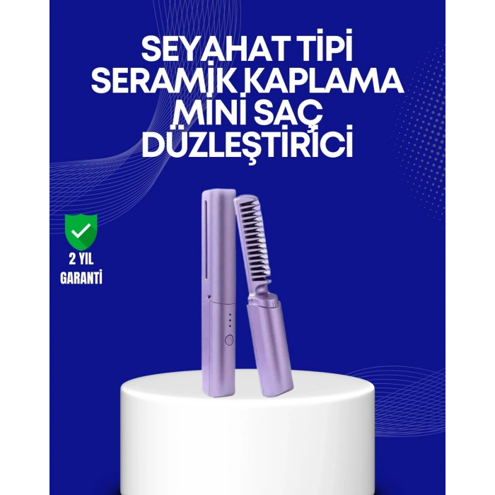 ÇOK SATAN USB Şarjlı Kablosuz Saç Düzleştirici – Hızlı ve Pratik