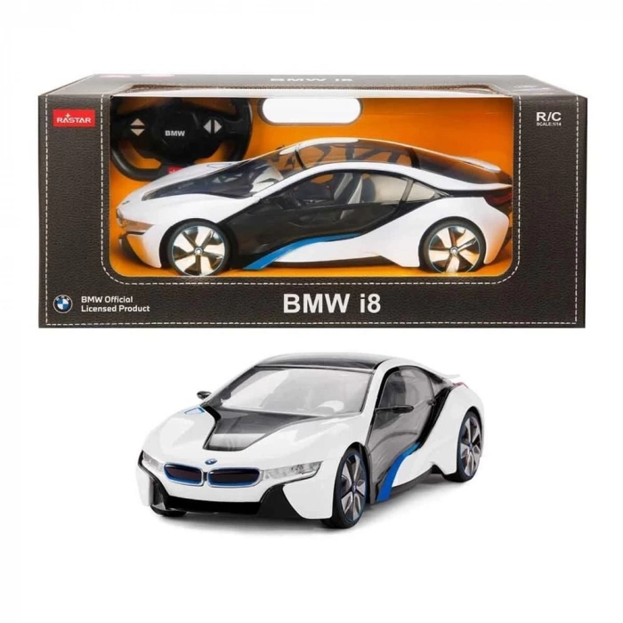ÇOK SATAN UZAKTAN KUMANDALI 1/14 BMW İ8 2.4 GHZ IŞIKLI BEYAZ