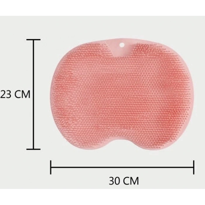 ÇOK SATAN Vantuzlu Banyo Sırt Fırçası ve Masaj Matı