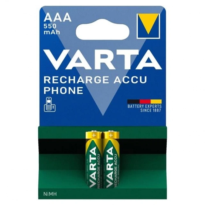 ÇOK SATAN Varta Ni-mh 1.2 Volt 550 Ma Hr03 Aaa Şarjlı 2li İnce Kalem Pil 56663