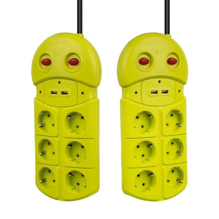 ÇOK SATAN Vea Ve-970usb 6lı 2 Usbli 1.5 Metre Grup Priz