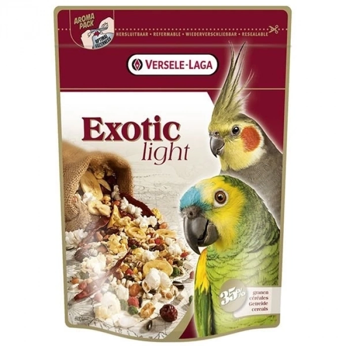ÇOK SATAN Versele Laga Exotic Light Meyve Yemiş Papağan Yemi 750 Gr
