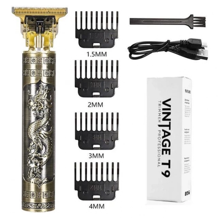 ÇOK SATAN Vintage T9 Şarjlı Saç Sakal Kesme Makinesi