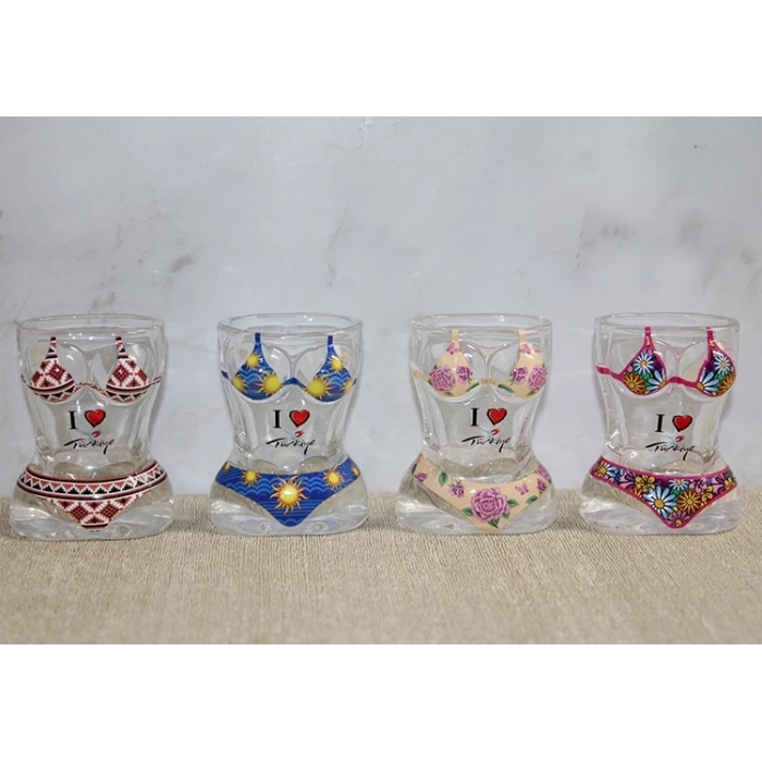 ÇOK SATAN Vücut Tasarımı Cam Shot Bardak