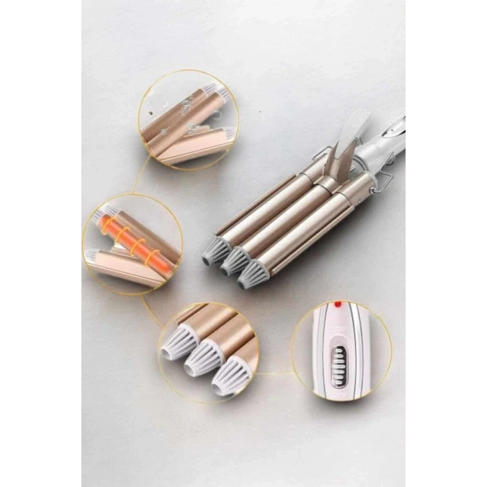 ÇOK SATAN Wag Maşa Doğal ve Hacimli Bukleler için İdeal Saç Şekillendirme Aracı