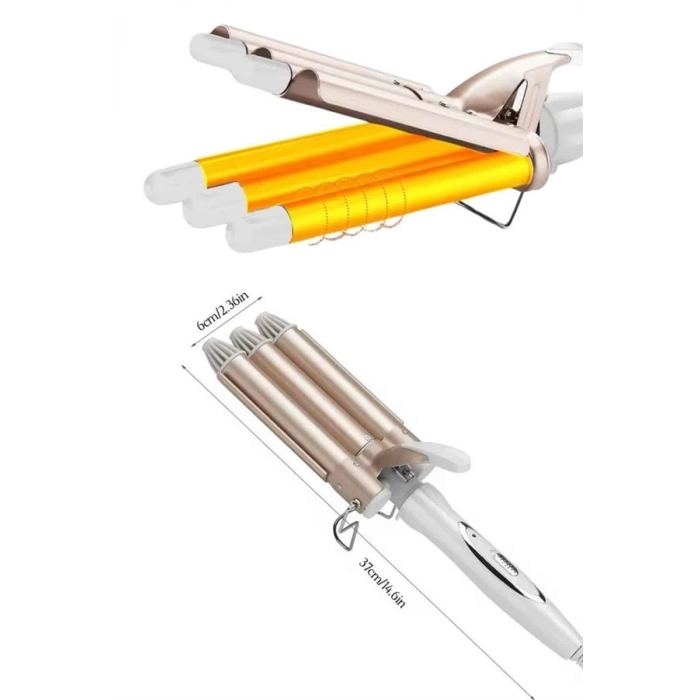 ÇOK SATAN Wag Maşa Yeni Nesil Yüksek Isı Ayarlı Seramik Kaplama Saç Şekillendirici Doğal Bukle