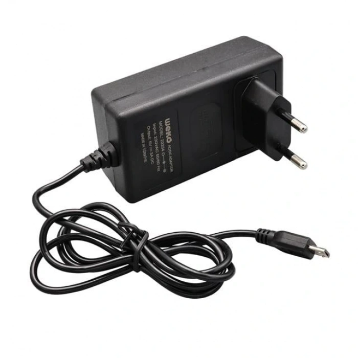 Weko 5 Volt - 3 Amper Micro Usb Uçlu Priz Tipi Adaptör