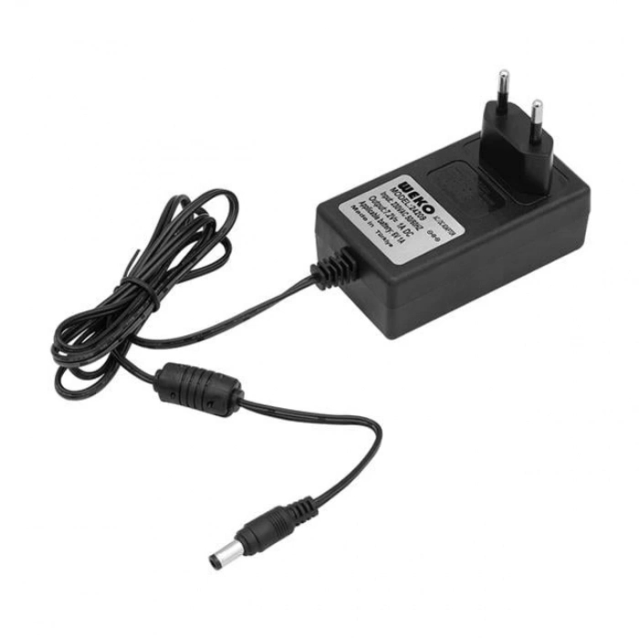 ÇOK SATAN Weko 7.2volt - 1amper 5.5x2.5 Uçlu Ledli Yerli Üretim Priz Tipi Adaptör