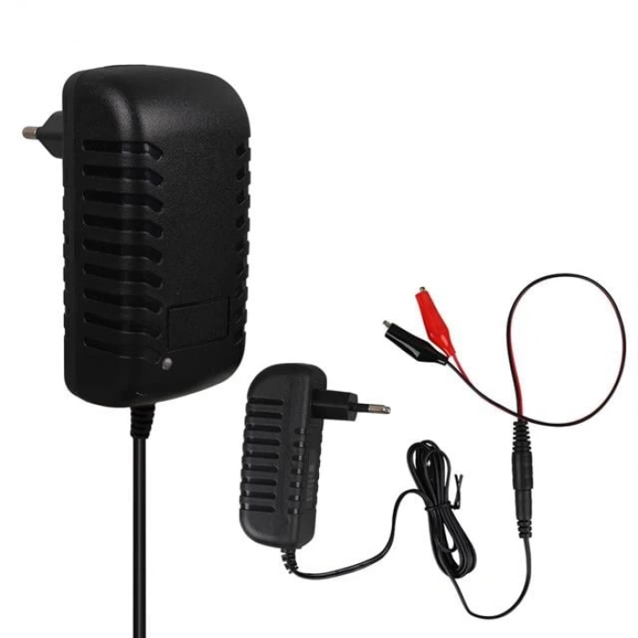 ÇOK SATAN Weko 8.4 Volt - 1 Amper 5.5x2.5 Uçlu + Krokodil Aparatlı Yerli Üretim Akü Şarj Cihazı