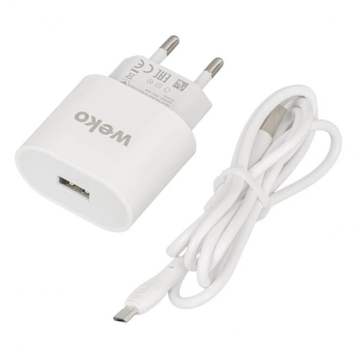 ÇOK SATAN Weko Wk-21441 Pdu Qc 3.0 Amper Telefon Şarj Adaptörü + Micro Usb Kablo