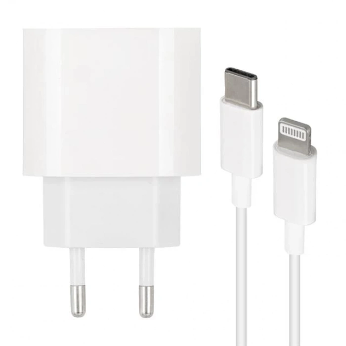 ÇOK SATAN Weko Wk-21443 Pd-c 20 Watt Telefon Şarj Adaptörü + Type-c To Lightning Kablo