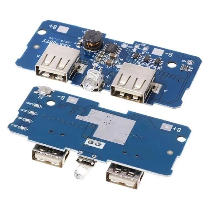 ÇOK SATAN Weko Wk-24030 Lityum Batarya Mikro Usb İki Port 5v 2a Powerbank Devresi Modülü