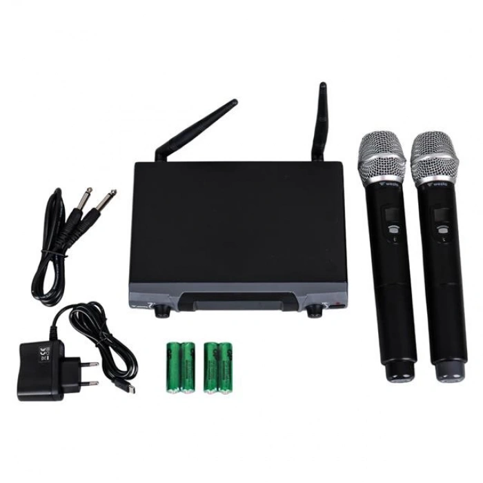 ÇOK SATAN Westa Wm-202h 1 Alıcı + 2 El (lavalier) Kablosuz Uhf Mikrofon Seti